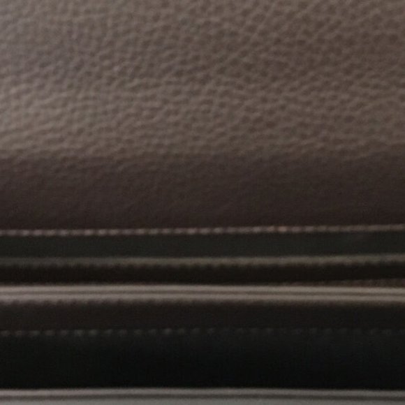 Armani Collezioni Briefcase with Shoulder Strap in Brown Leather - Picture 10 of 12